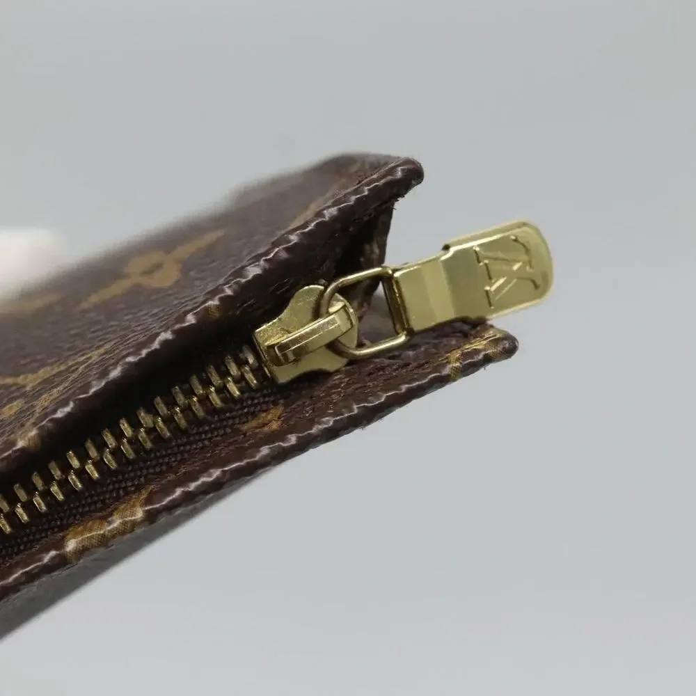 Louis Vuitton Monogram Bucket PM Accessory Pouch Brown